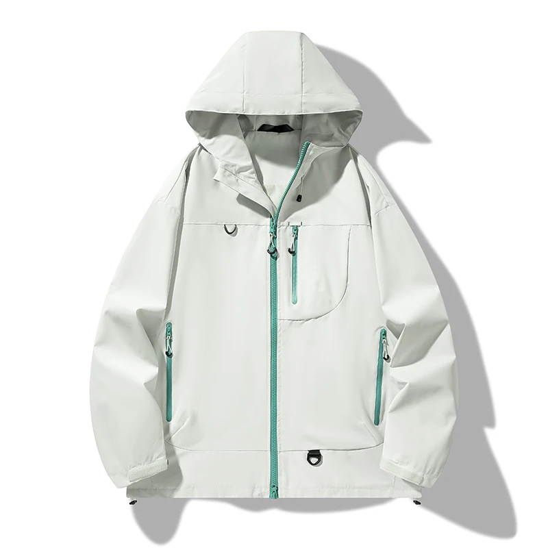 

New Men's Jacket Men's Work Clothes Spring Autumn Windproof Waterproof Jacket Men's Mountaineering Suit Trendy Couple's Jacket