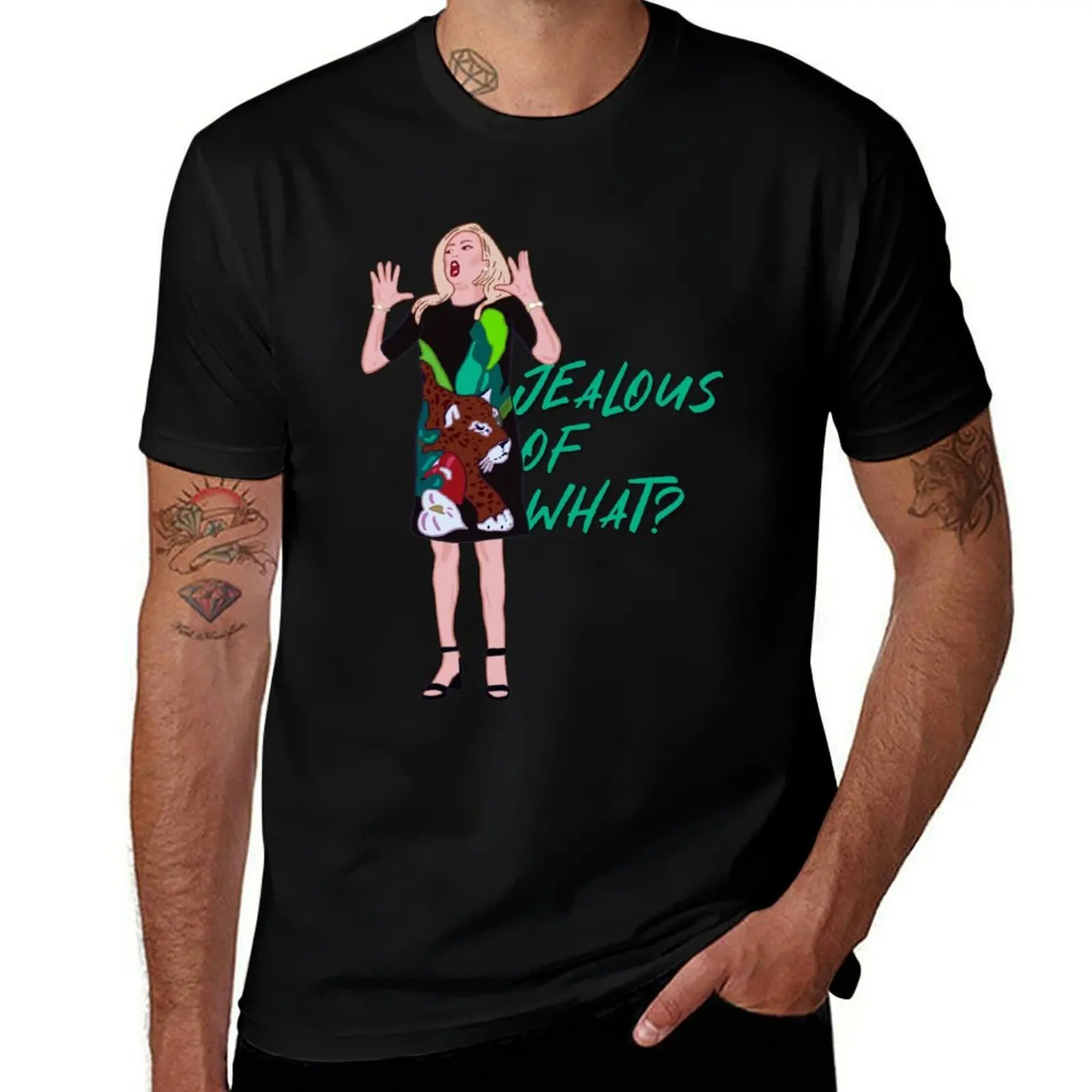 Sutton Stracke Real Housewives of Beverly Hills Jealous Of What ? T-Shirt Fashion Casual Short Sleeve Top