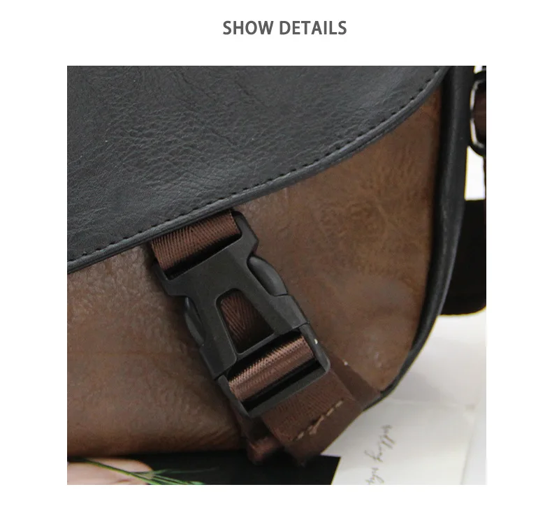 New Minimalist Horizontal Shoulder Bag, Ultra Light and Durable, Retro Commuter Men's Bag, Trendy Street Shoulder Bag
