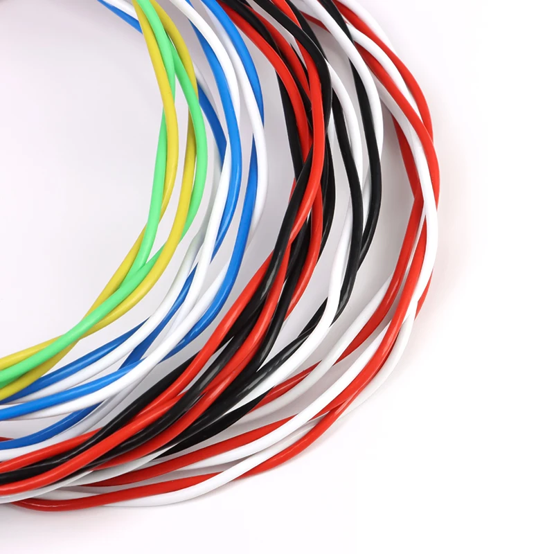1-50M AFS200 2-Pin-Kabel 26/24/22/20/18/17/15/13AWG Hochtemperaturbeständiges FEP-Isoliertes Verzinntes Kupfer-Drehpaarkabel – Detail 5