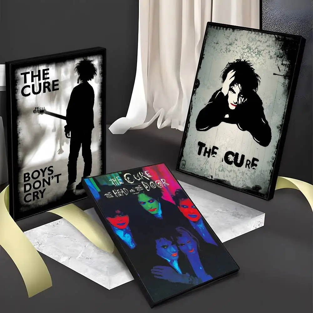 Rock Band THE C_CURE Poster Sticker Vintage Movie Posters Print Waterproof Wall Art For Living Room Bedroom Home Decor