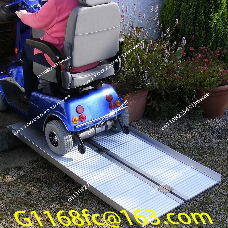 Stairs Ramp Plate Accessible Ramp Access Cart Loading and Moving Up and Down Step Plate Aluminum Alloy Ramp Plate