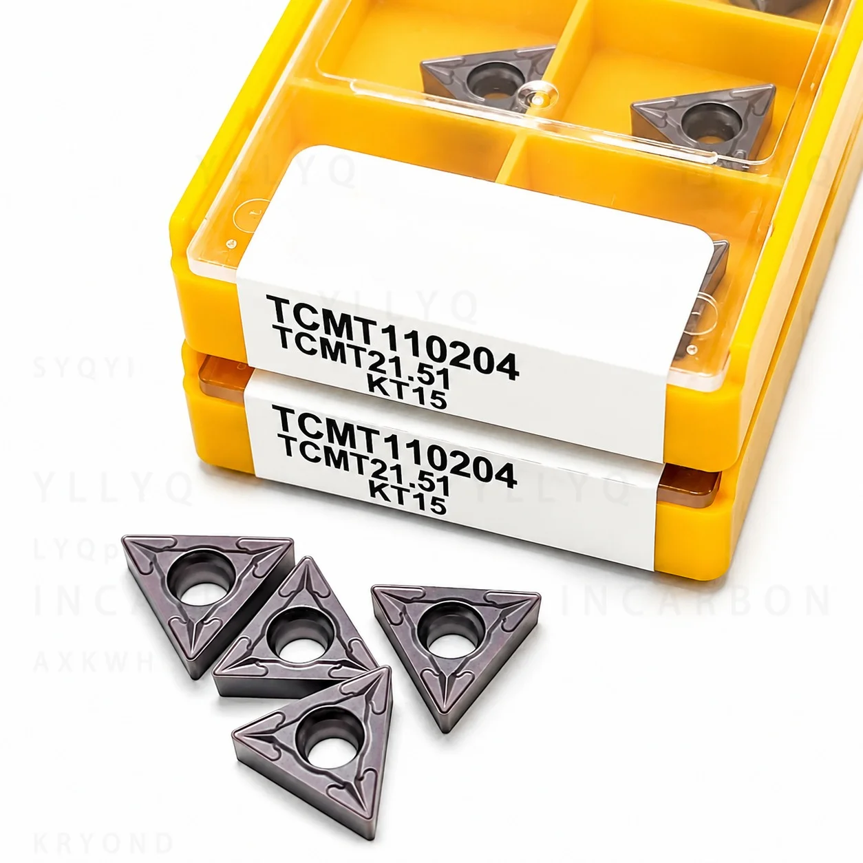 TCMT110204 Carbide Inserts 10PCS CNC Lathe Turning Tool Internal Cutting Insert TCMT110204 Metal Milling Cutter Tool Holder
