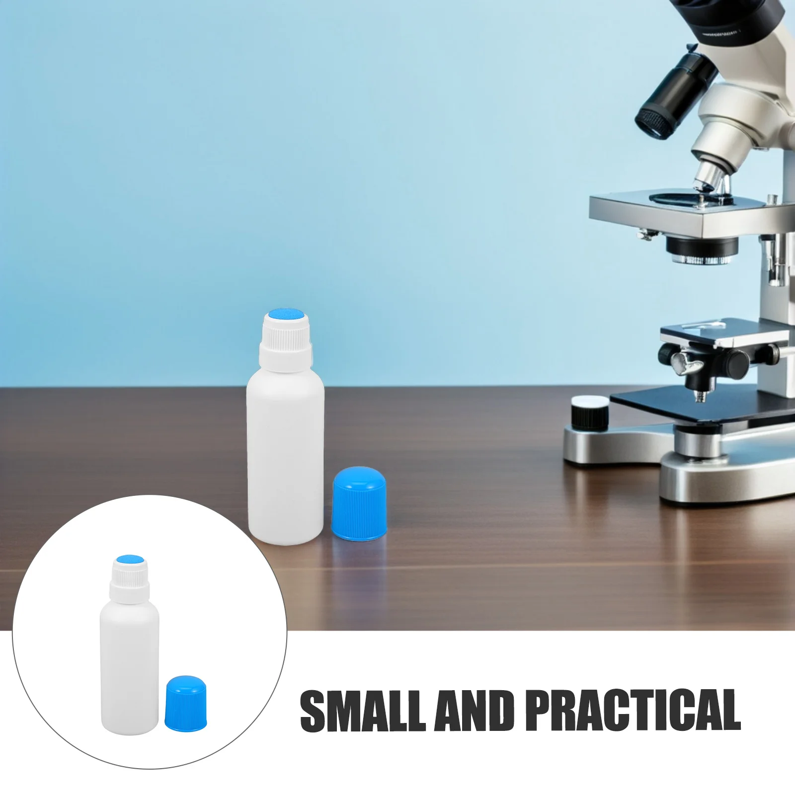 4 stuks 100 ml sponskop applicatorfles lekvrij duurzaam plastic voor kunst cosmetica medicatie essentiële oliën