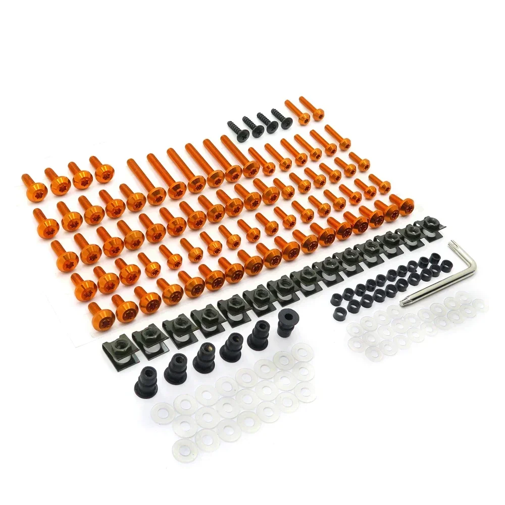 Motorcycle Fairing Bolt Kit body screws For kawasaki vulcan Suzuki GSX-R 1000 2005 2006 GSXR CNC HONDA CBR 600F4