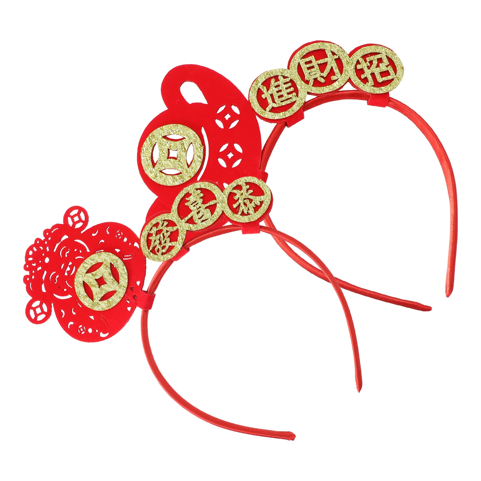 

2 pcs Hairband Headband New Year Accessories Party Headdress Creative Hair Decor Children Birthday Gifts High Quality Practical
