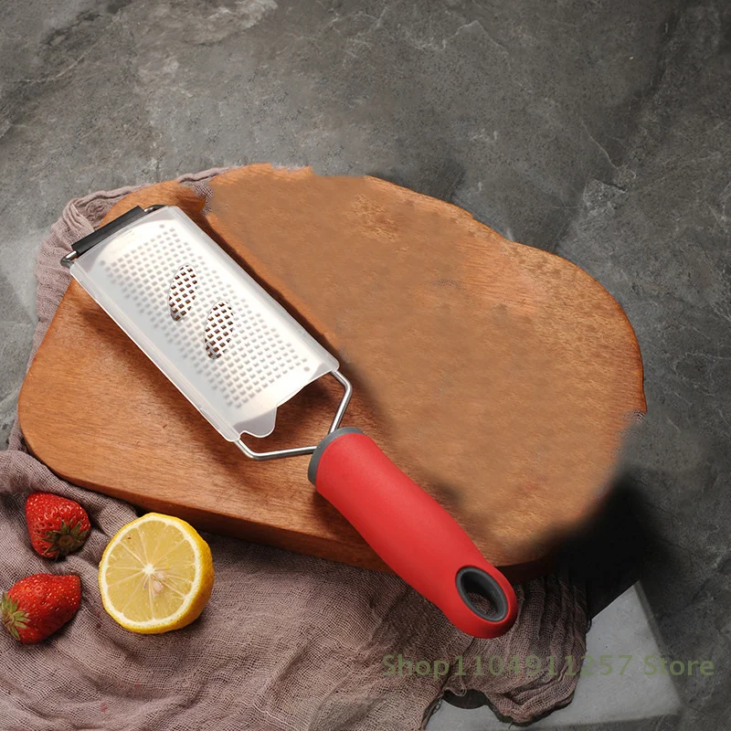 

Stainless Steel Lemon Zester Citrus Ginger Garlic Grater Long Handle Vegetables Kitchen Tool Manual Slicer Mill Cheese Grater