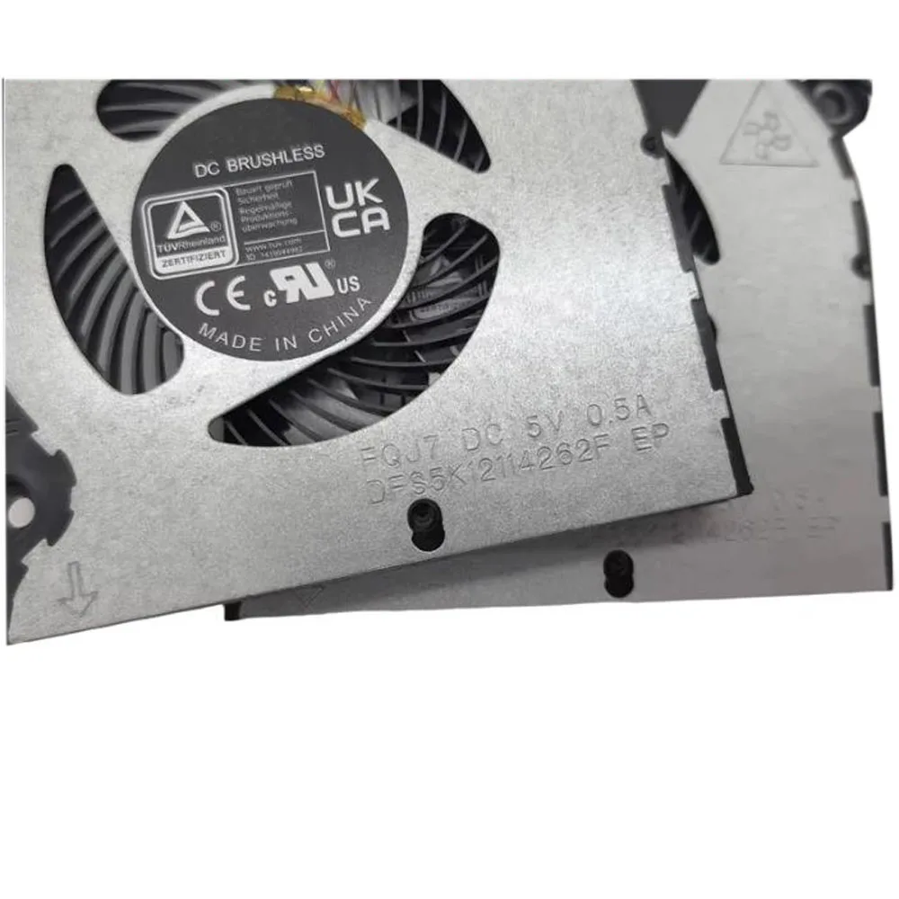 Laptop Cooling Fan DFS5K12114262F-FQ7J DFS5K12114262F EP FQ7J DC5V 0.5A 4PIN For ACER Aspire 5 A515-58GM	 A515-58GM-55SA New