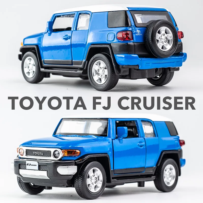 1:32 TOYOTA FJ CRUISER Alloy Car Model Diecasts Metal Toy Vehicles Car Model Collection Sound and Light Simulation Toy Gift