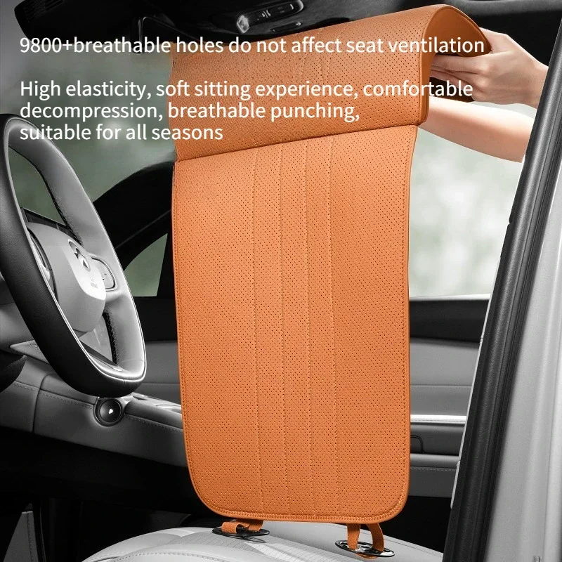 غطاء مقعد السيارة مع الساق موسع دعم وسادة Legrest تنفس وسادة مقعد السيارة الراحة العالمي ل تسلا نموذج 3 Y S X 2025