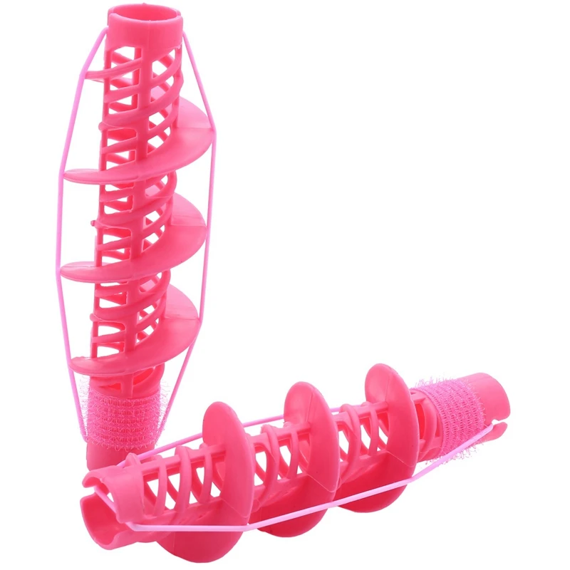 2 Stück Haarstyling-Werkzeuge Haarpflege natürliche Big Wave Curls Roller Locken wickler Curling Styling-Tool