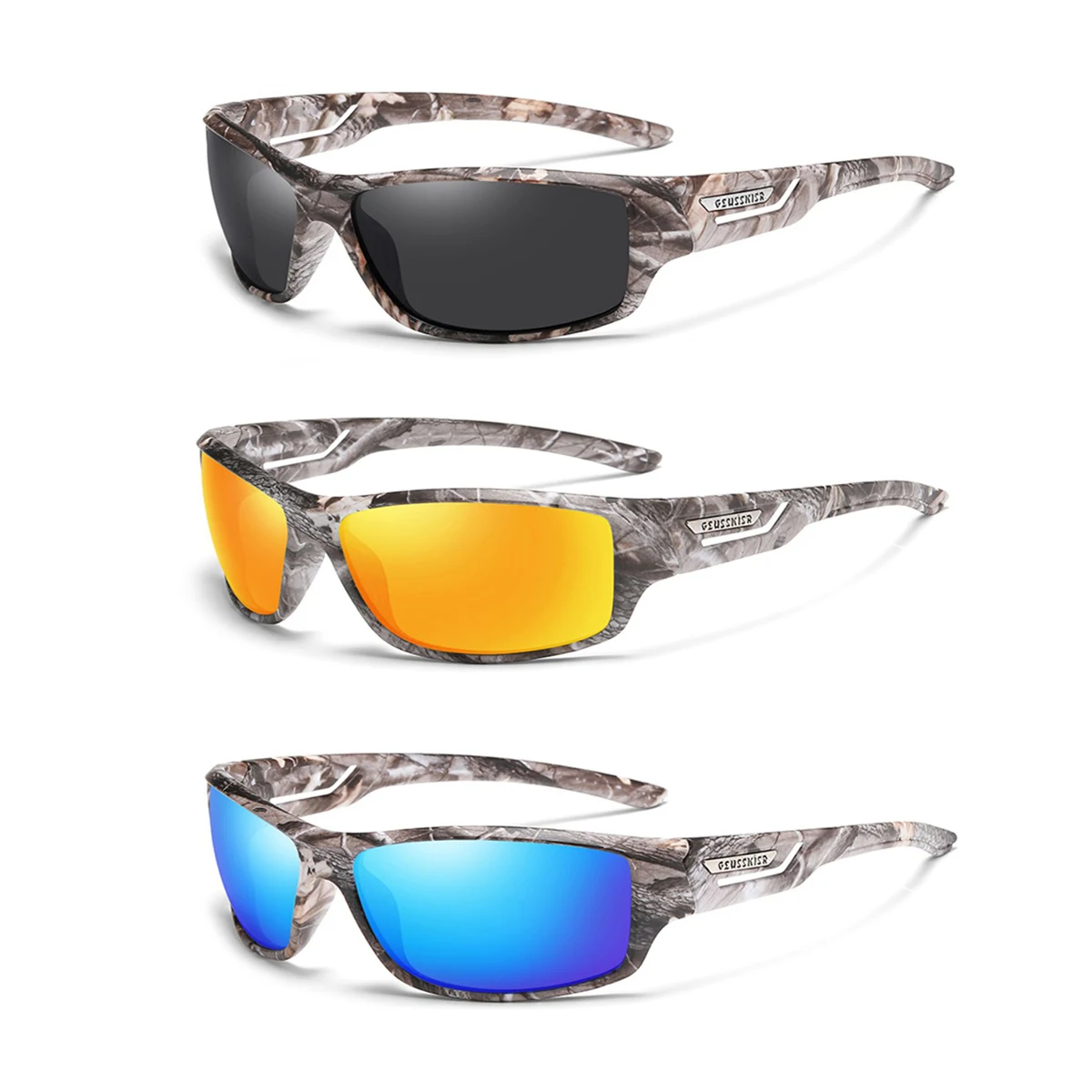 3 Pairs Brand New Sunglasses Men Women Sun Glasses Fishing Eyewear UV400 Cycling Hiking Baseball Softball Outdoor Sport Goggles