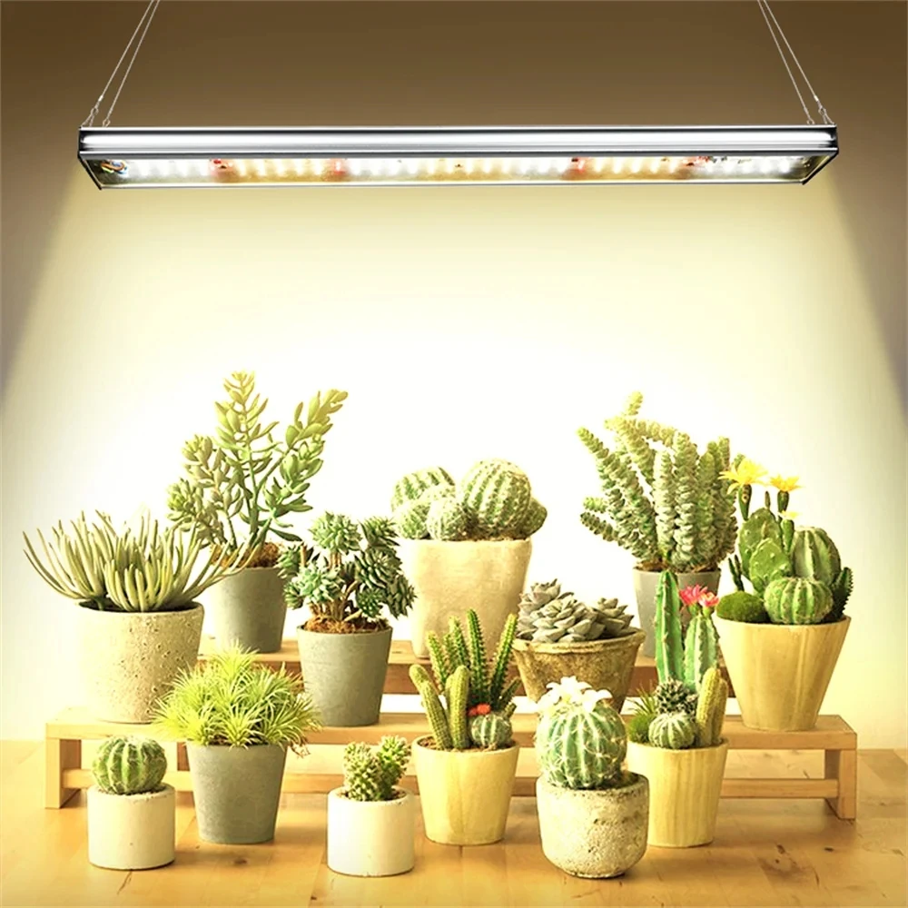 Luz LED de crecimiento, placa cuántica de aluminio de 200W, 5000K + 3000K + 660NM, luz de crecimiento de espectro completo, invernadero hidropónico para plantas de interior