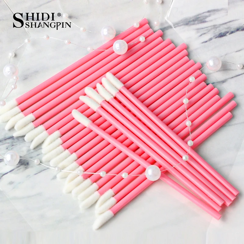 5/50/100 Pcs Lip Brushes Lipstick Micro Brush Eyelash Brush Applicators lipsticks Makeup Brushes Eyelash Extension