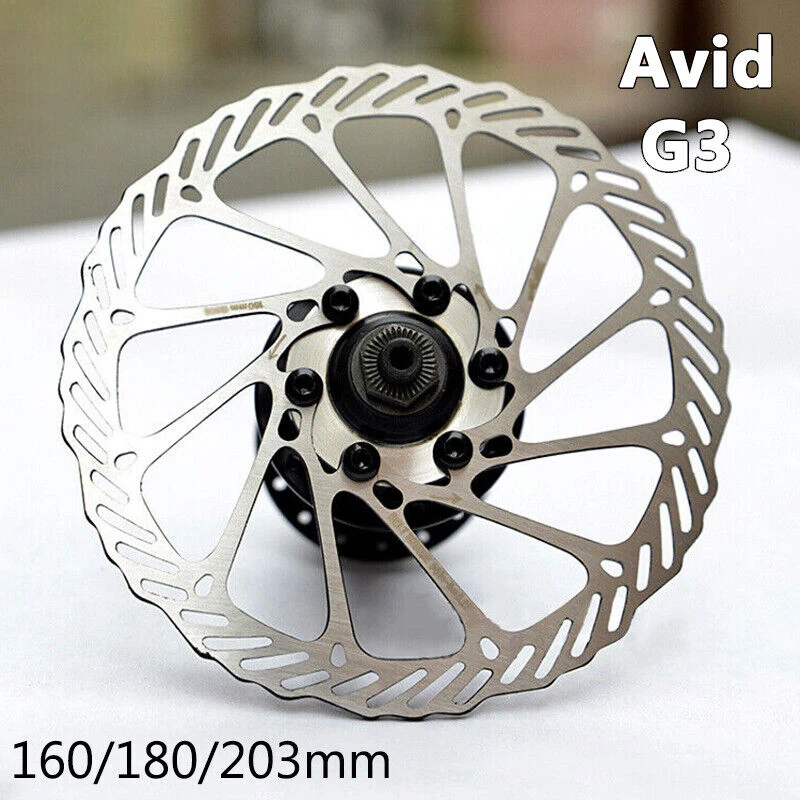 Wirnik hamulca tarczowego AVID 160 mm 180 mm 203 mm Hydrauliczny wirnik hamulca tarczowego MTB Lekki wirnik tarczy hamulcowej do rowerów górskich szosowych Część rowerowa
