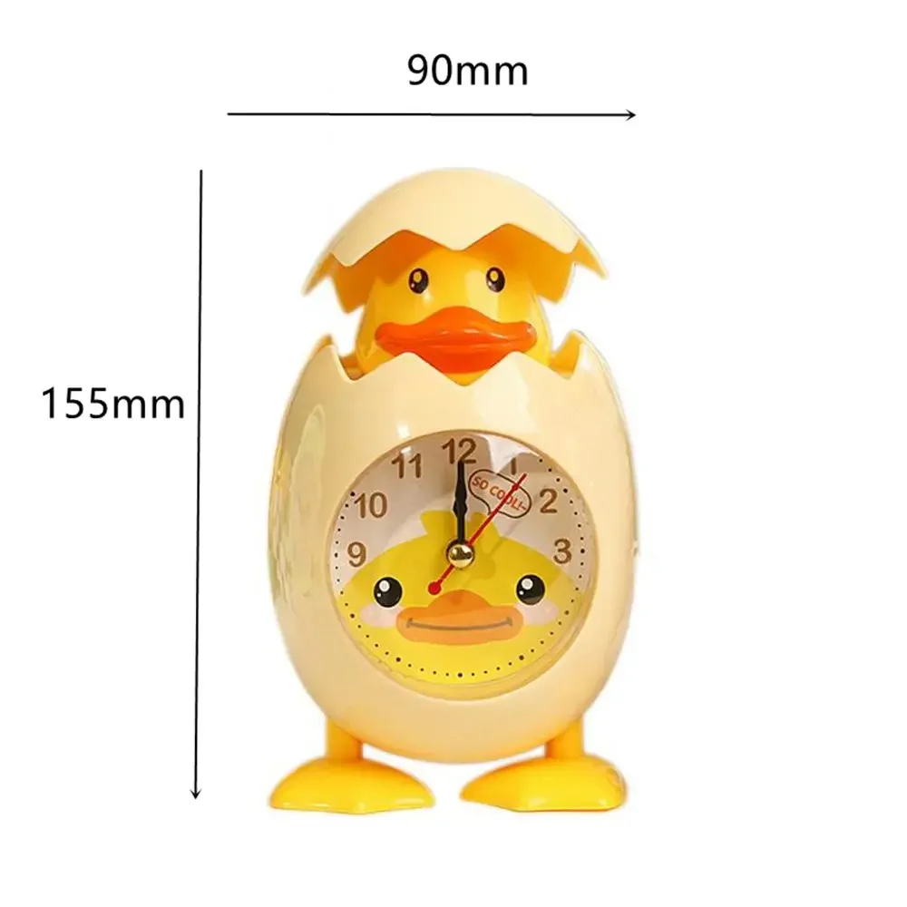 Easter Cartoon Egg Shell Chick Alarm Clock Student Child Bedroom Desktop Alarm Clock For Studying Room Bedroom Easter Decoration