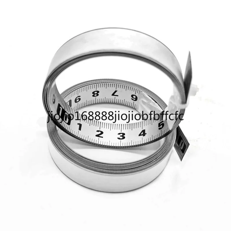Suitable for 1-3m Stainless Steel Miter Track Tape Measure Self Adhesive Metric Scale Ruler Rust-Proof Durable And Wear-Resistan