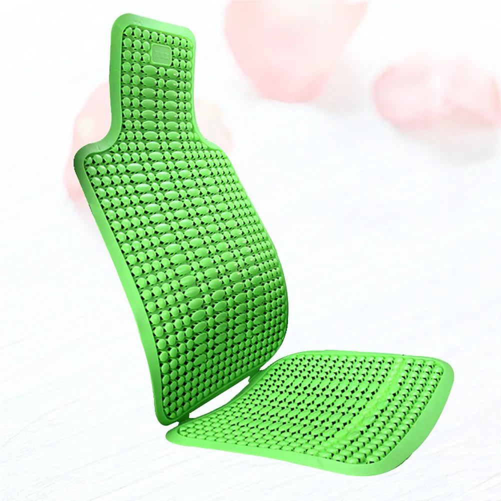 

Summer Cool Cushion Ergonomic Breathable Back Support Massage Car Seat Pad Wooden Bead Mat Waterproof Anti Slip Cover for Home