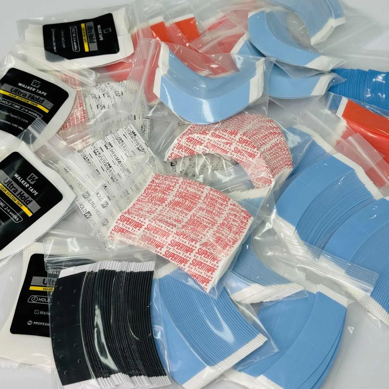 

Walker Ultra Hold Curved Hair System Tape 36pcs Super Adhesive Strips Tape For Extension/Toupee/ Lace Wig/Closure
