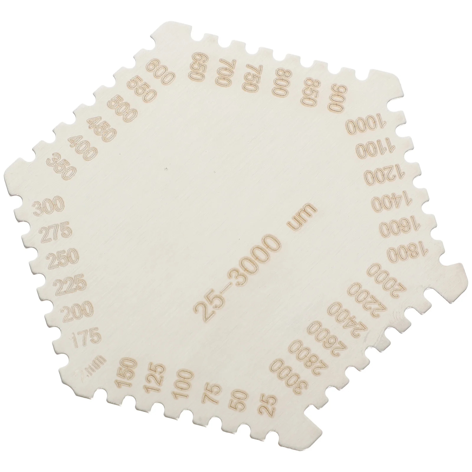 

Stainless Steel Thickness Gauge Ergonomic Metal Gauge Thickness Tool for Fast Wet Paint Film Measurement in Automotive Painting