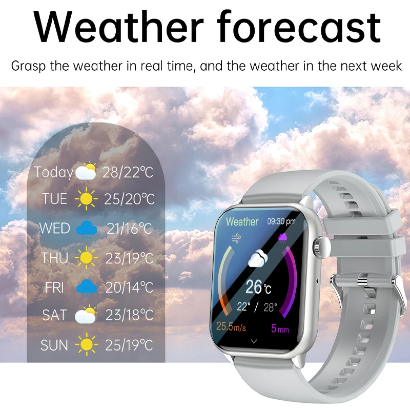 Men Women Wristwatch﻿ Smart Watch Full Touch Screen Sport Fitness Watches Wireless Call Digital Smartwatch Step Counting Gifts