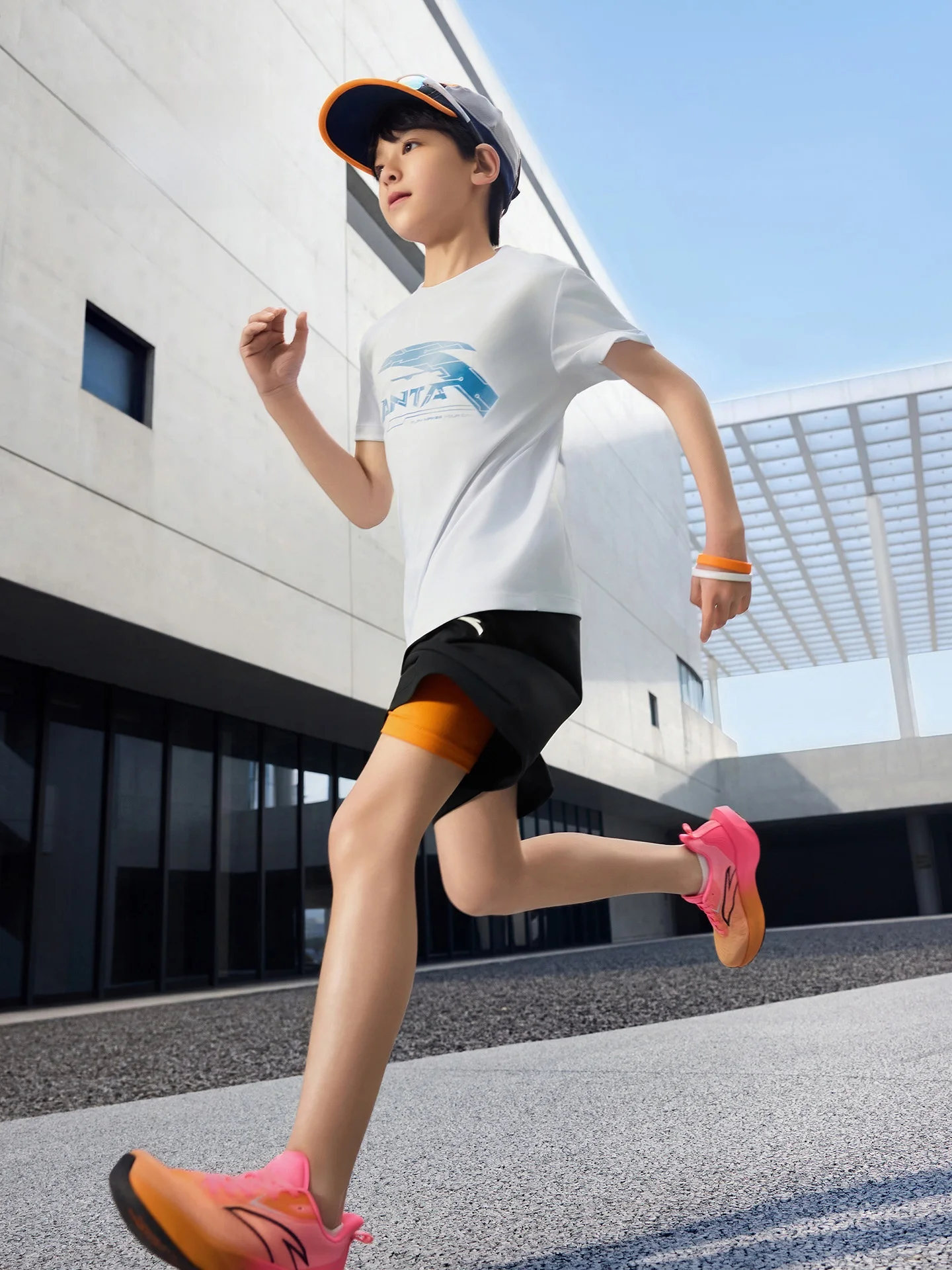 kids-boys-sports-set-summer-new-breathable-quick-dry-running-short-sleeve-shorts-polyester-fiber-children's-clothing