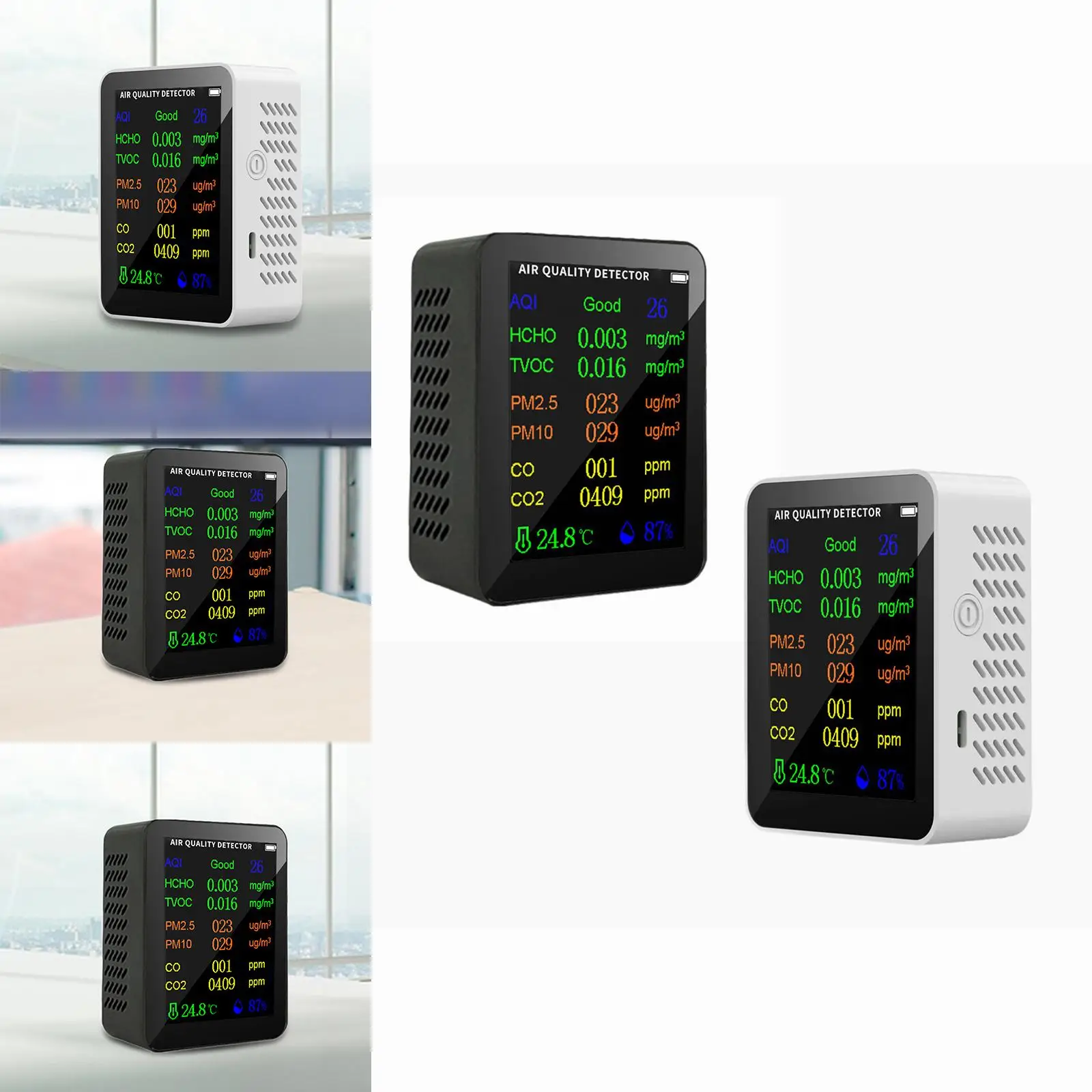 

Air Quality Meter Multifunctional CO2 Detection Device for Home RV Travel