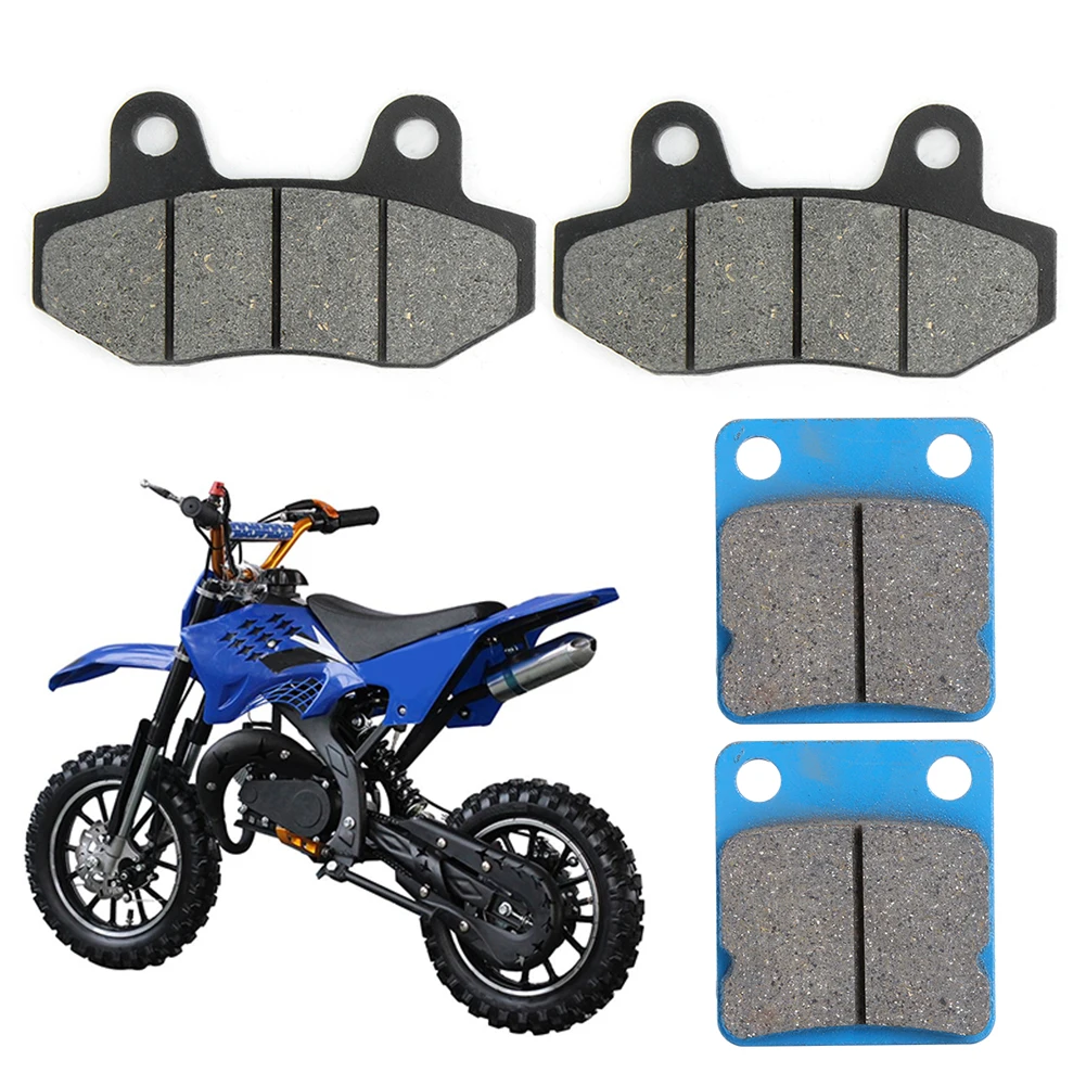 Motorcycle Front And Rear Brake Pad Kit Standard Disc Brake Pad Fit For 50 90 110 125 140 150 160cc Pit Dirt Bike