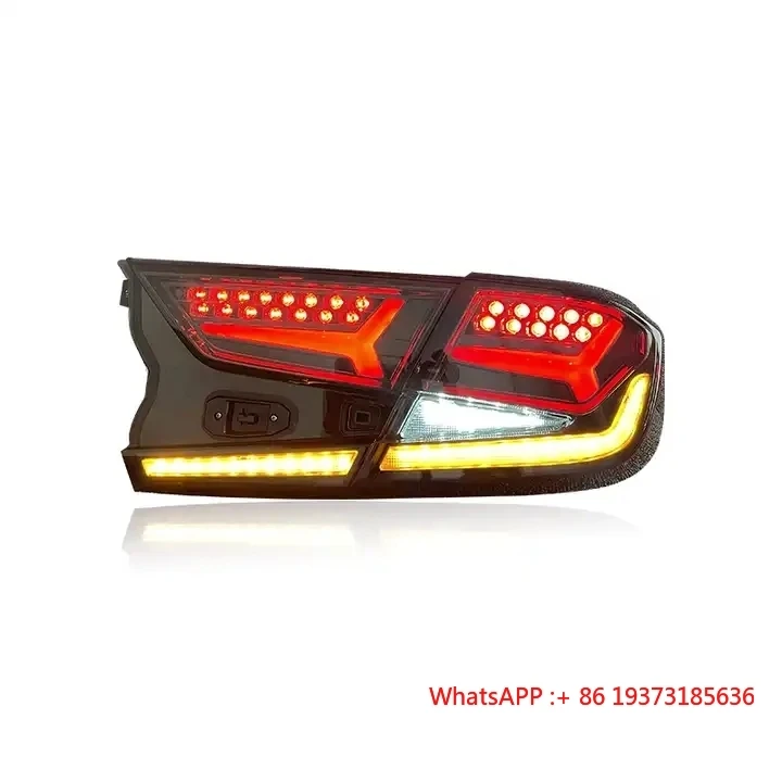 TYPY Auto-Rücklicht, Rücklicht, modifiziertes LED-Rücklicht, Blinker, Bremslicht für Honda 10. Accord 2018–2022