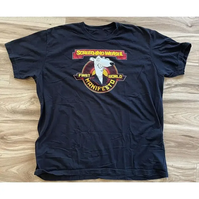 Rare Screeching Weasel Cotton Men All Size T Shirt