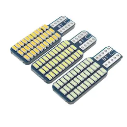 1X Led Bulbs T10 168 194 2825 T10 3014 33SMD Car Interior Dome Map Lights DC 12V White/Blue/Warm White Car Tail Lights