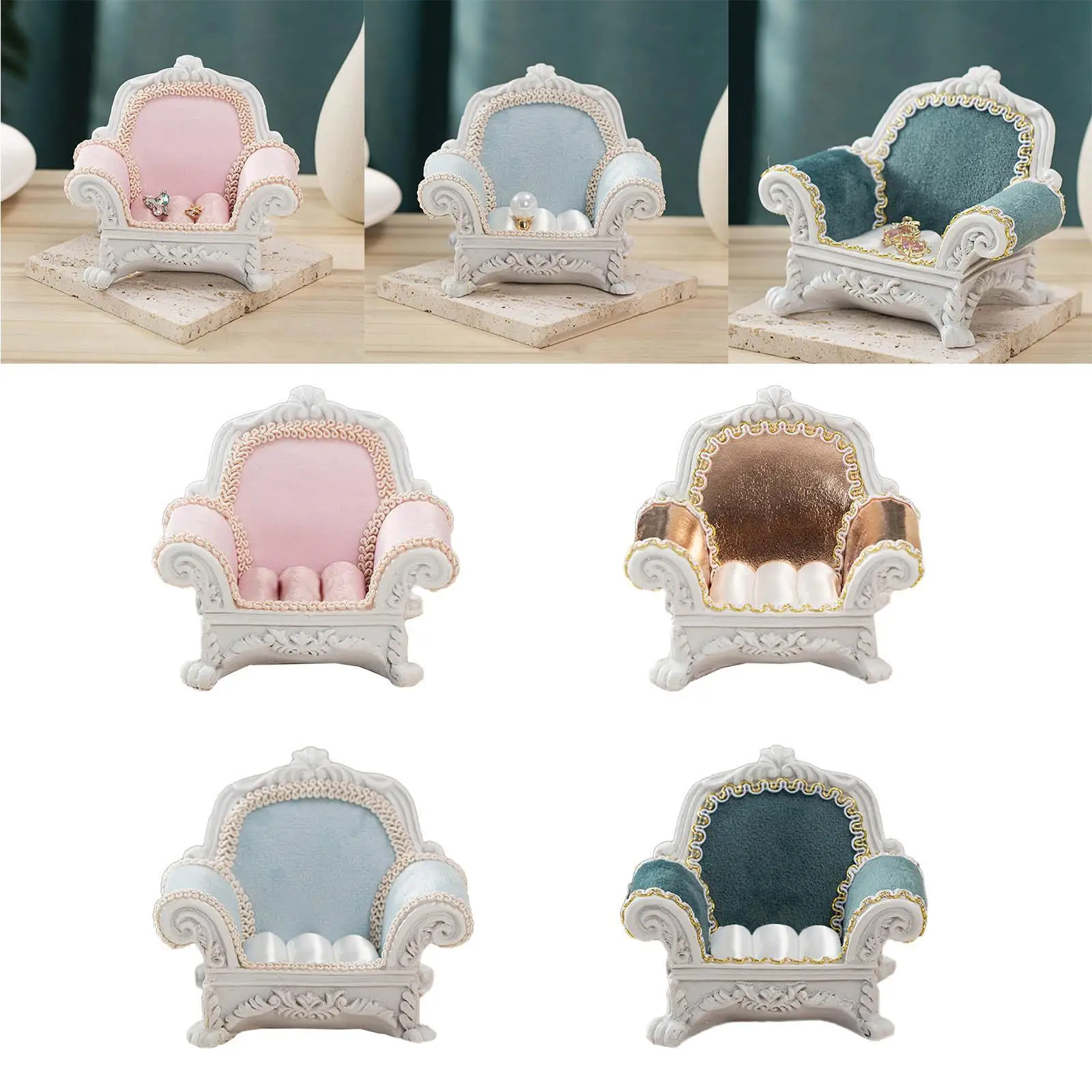 Canapé Miniature pour maison de poupée, Mini boîte à bijoux pour décoration de scène de poupée Ob11, 1/12