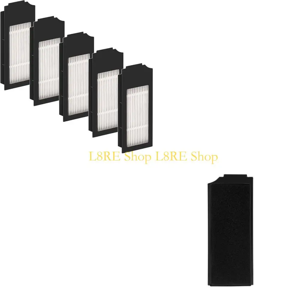 

L8RE Replacement HEPA Filters for Ecovacs X1S Vacuum Cleaner (Pack of 5)