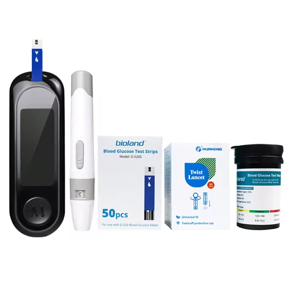  Blood Glucose Meter Diabetes Testing Kit Diabetes Lancet Machine Blood Sugar Meter Glucometer 50 Test Strips 5S Get Results Fast 
