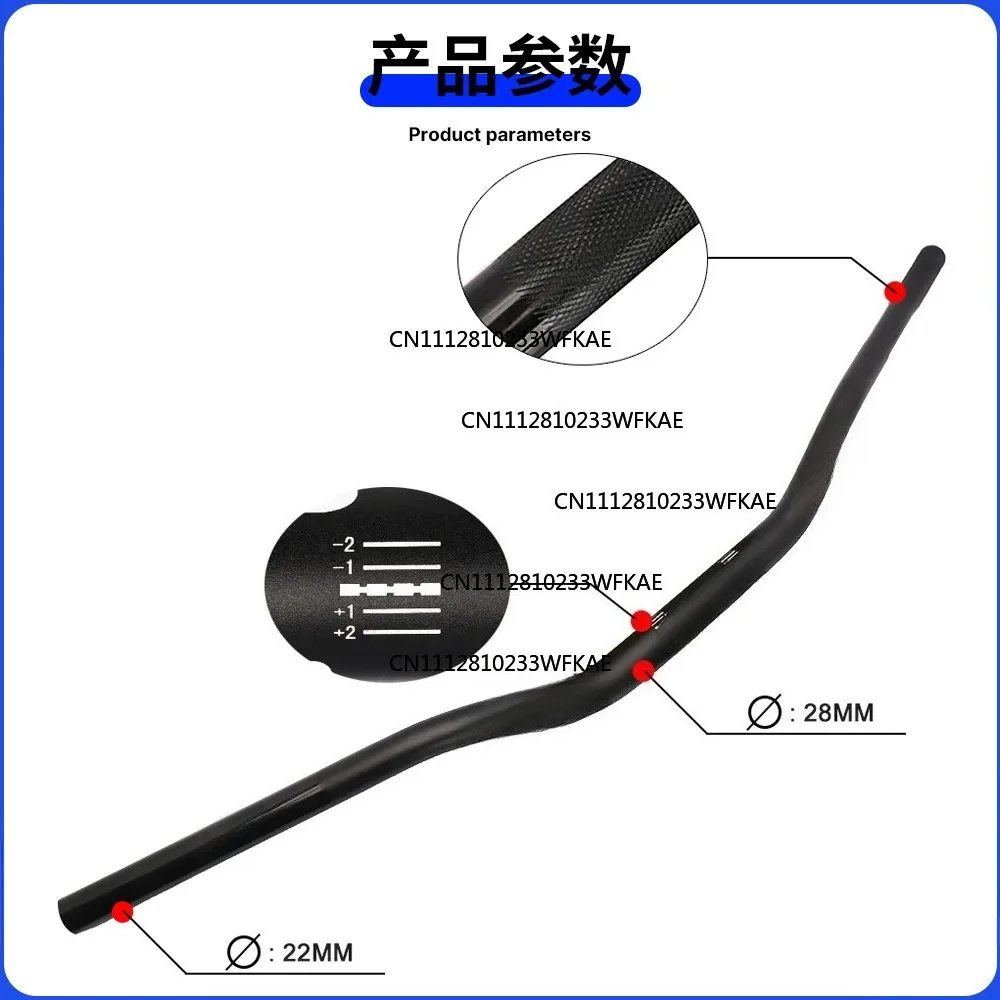 Off-road motorcycle universal modification parts EVO variable diameter handlebar body aluminum alloy direction handle 28mm