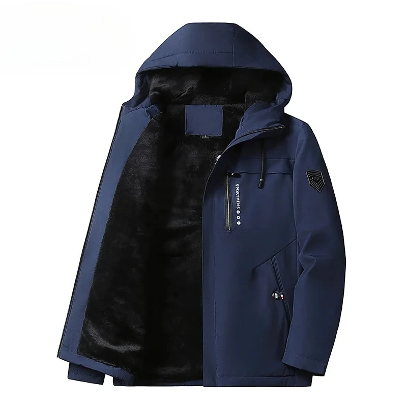 

Мужская водонепроницаемая походная куртка большого размера, ветрозащитная ветровка для кемпинга, охоты, бега, треккинга, рыбалки, мужское пальто для улицы