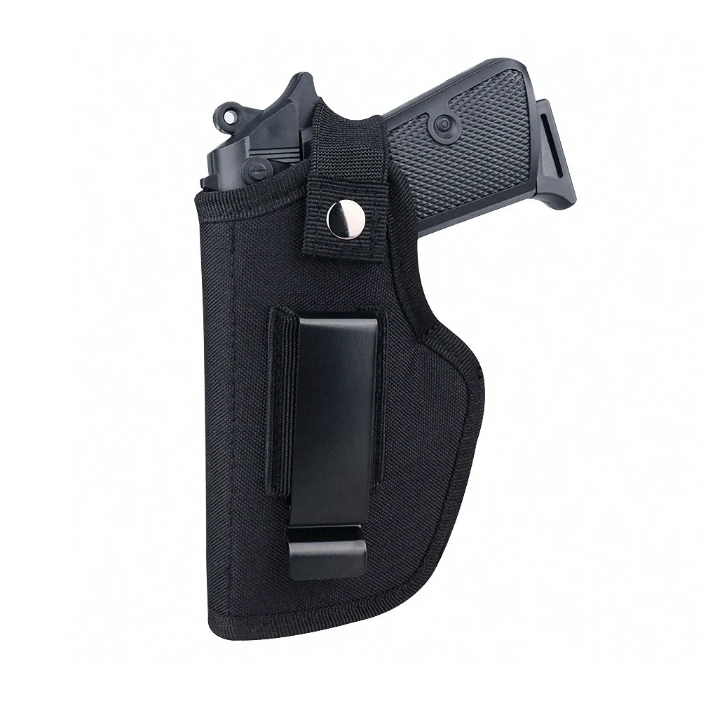 Universal Tactical Gun Holster, Concealed Carry Holsters, Belt, Metal Clip, IWB, OWB, Airsoft, Bag for All Size Handguns