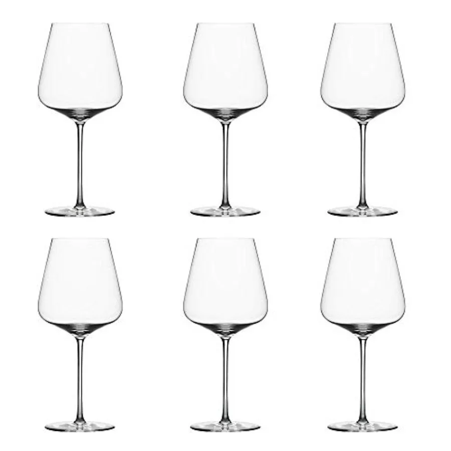 

Bordeaux Glass Austrian Craftsmanship, Hand-Blown by Master Artisans in Europe Lead-Free Crystal Stemware for Full-Bodied Red W