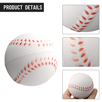 1Pcs Soft Sponge Outdoor Sport Practice Trainning Base Ball 2.4in Child BaseBall Softball Standard Ball For Outdoor Practic Ball