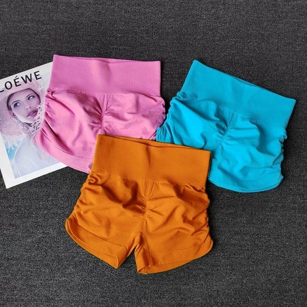 المرأة عارية الذراعين عبر حزام سترة رياضية اليوغا ممارسة اللياقة البدنية البدلة الخيوط مطوي الورك رفع السراويل مجموعة #4