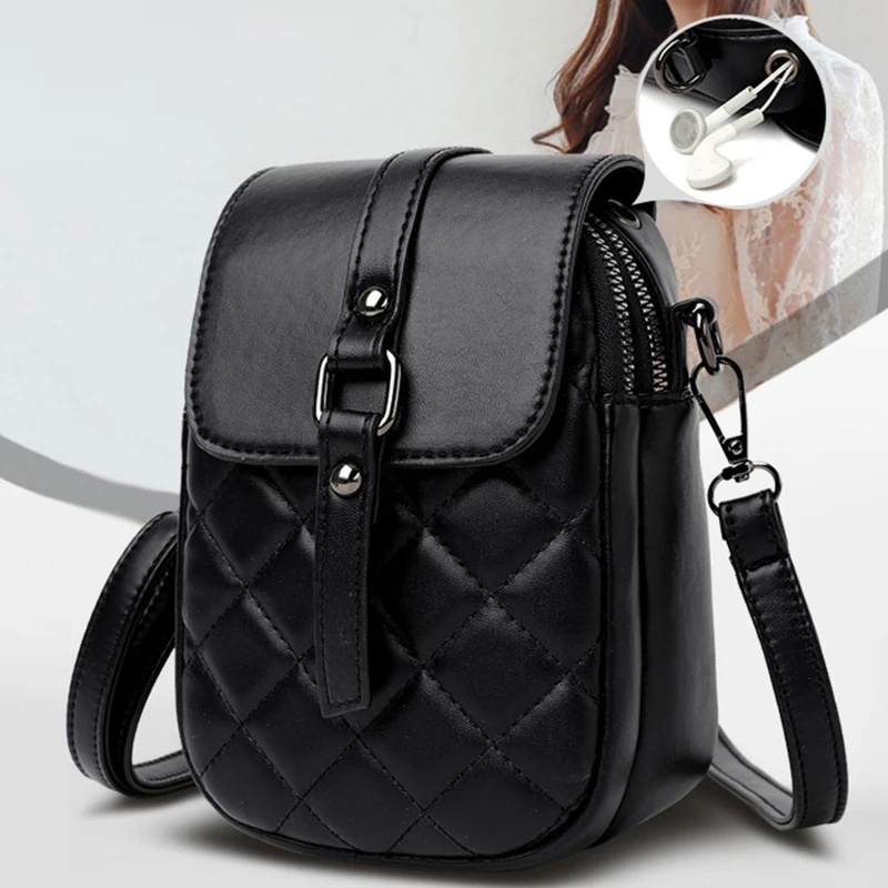 Ladies Crossbody Bags Fashion Small Messenger Bag For Women Lingge Casual Female Shoulder Bag