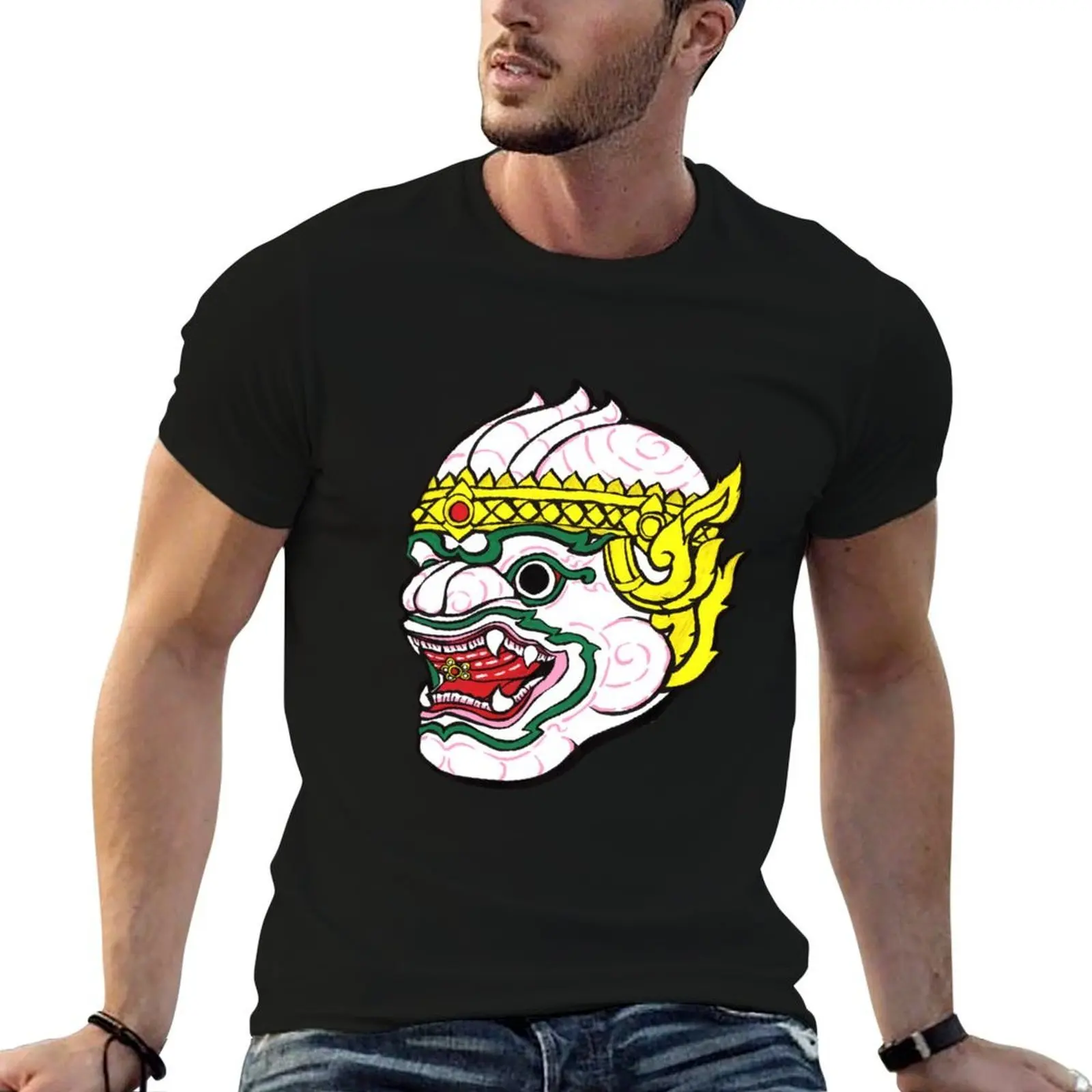 Hanuman T-Shirt anime t shirts man t shirt shirts men graphic