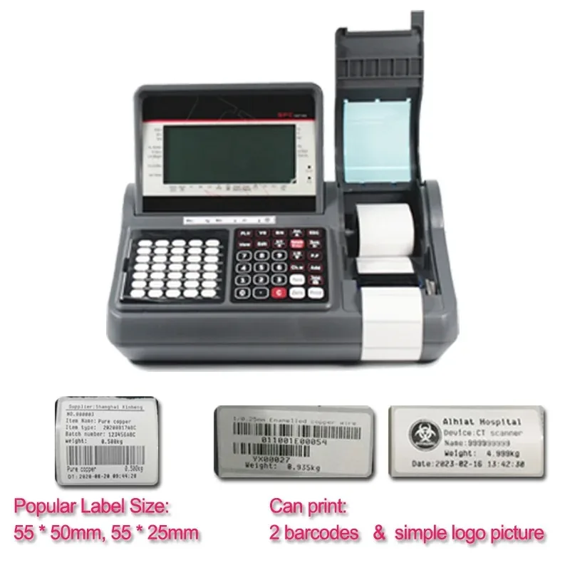 

SPC Industrial Label Printing Scale Barcode Picture Print Factory Warehouse Use Scale Indicator Receipt Paper