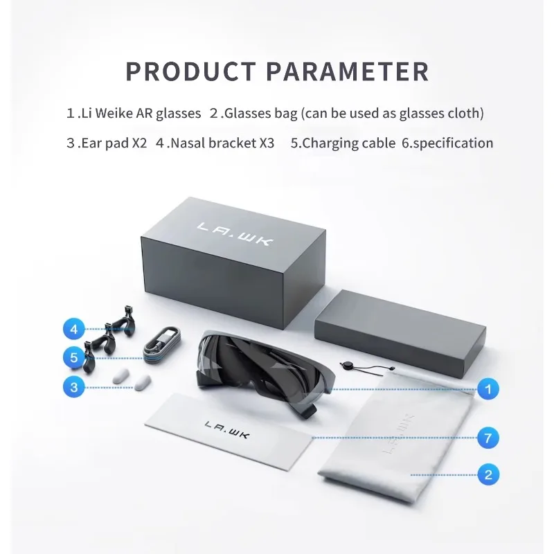 4k Ultra HD AR Hardware Smart Glasses Outdoor Sports Bike Riding Navigation Music Glasses