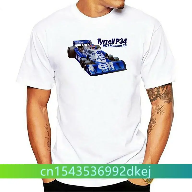 

Tyrrell P34 Grand Prix Car Coaster Racing Sport Design T Shirt Unisex White(1)F