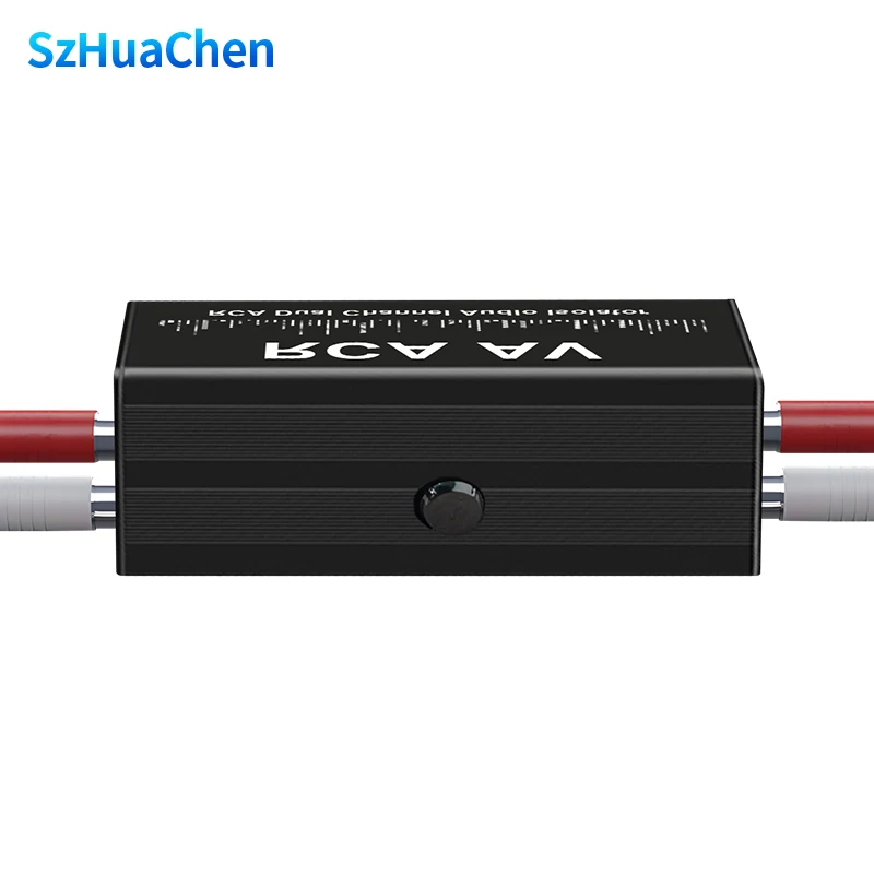 Anti-Interference Noise Canceller 3.5mm RCA Audio Isolator Common Ground Noise Filter for Car Audio Home Stereo Setup