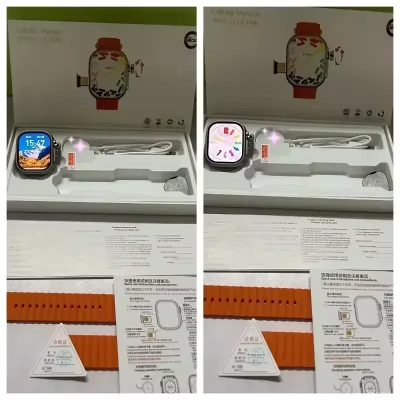 CDS9 Ultra smartwatch การ์ดเครือข่าย 4G กล้องหมุนดั้งเดิม Android 9.0 ดัดแปลง Google Play Store สมาร์ทวอทช์เวอร์ชันสากล