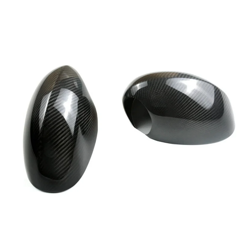 

ABHY-For Dodge Challenger 2009-2020 Car Real Carbon Fiber Rearview Mirror Covers Side Wing Mirror Caps Car Replacement Parts