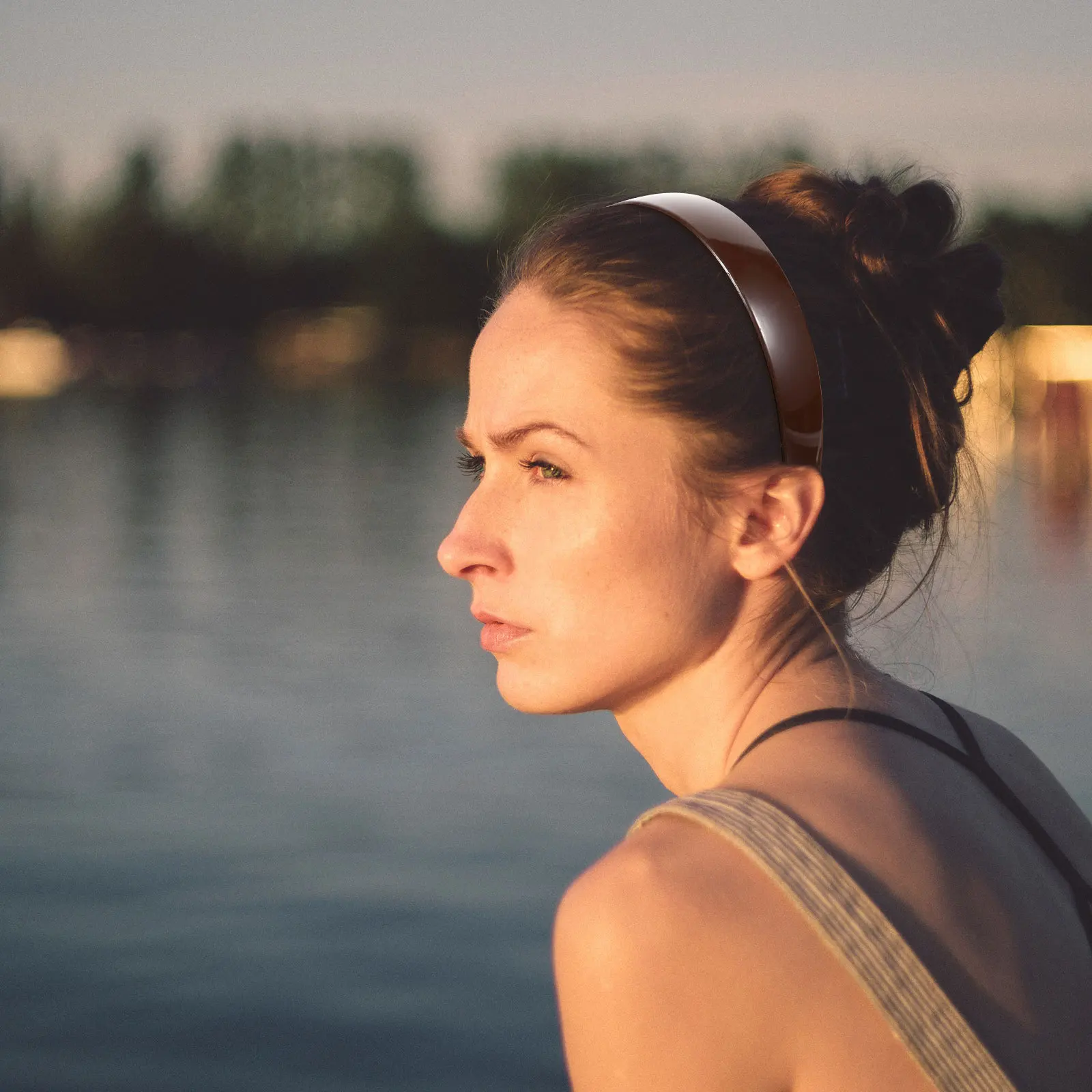 

3Pcs Wide Hairbands Plastic Solid Color Toothed Headband Durable Non-Slip Plain Hairband for Women Daily Wear