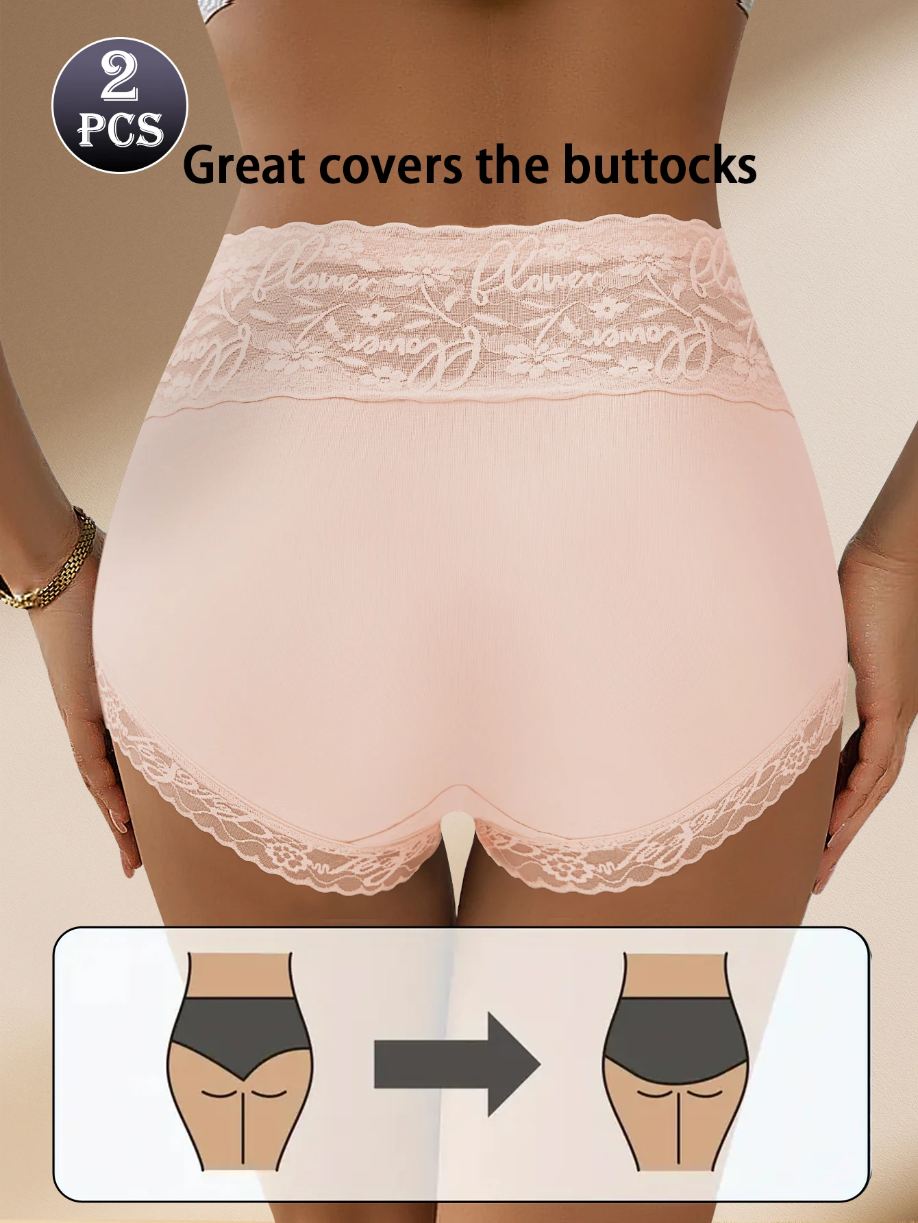 8 قطعة/المجموعة المرأة سراويل داخلية نسائية من الدانتيل منتصف الخصر الأزهار سراويل داخلية نسائية من الدانتيل المألوف تنفس سراويل داخلية نسائية من الدانتيل المرأة سراويل لينة #5